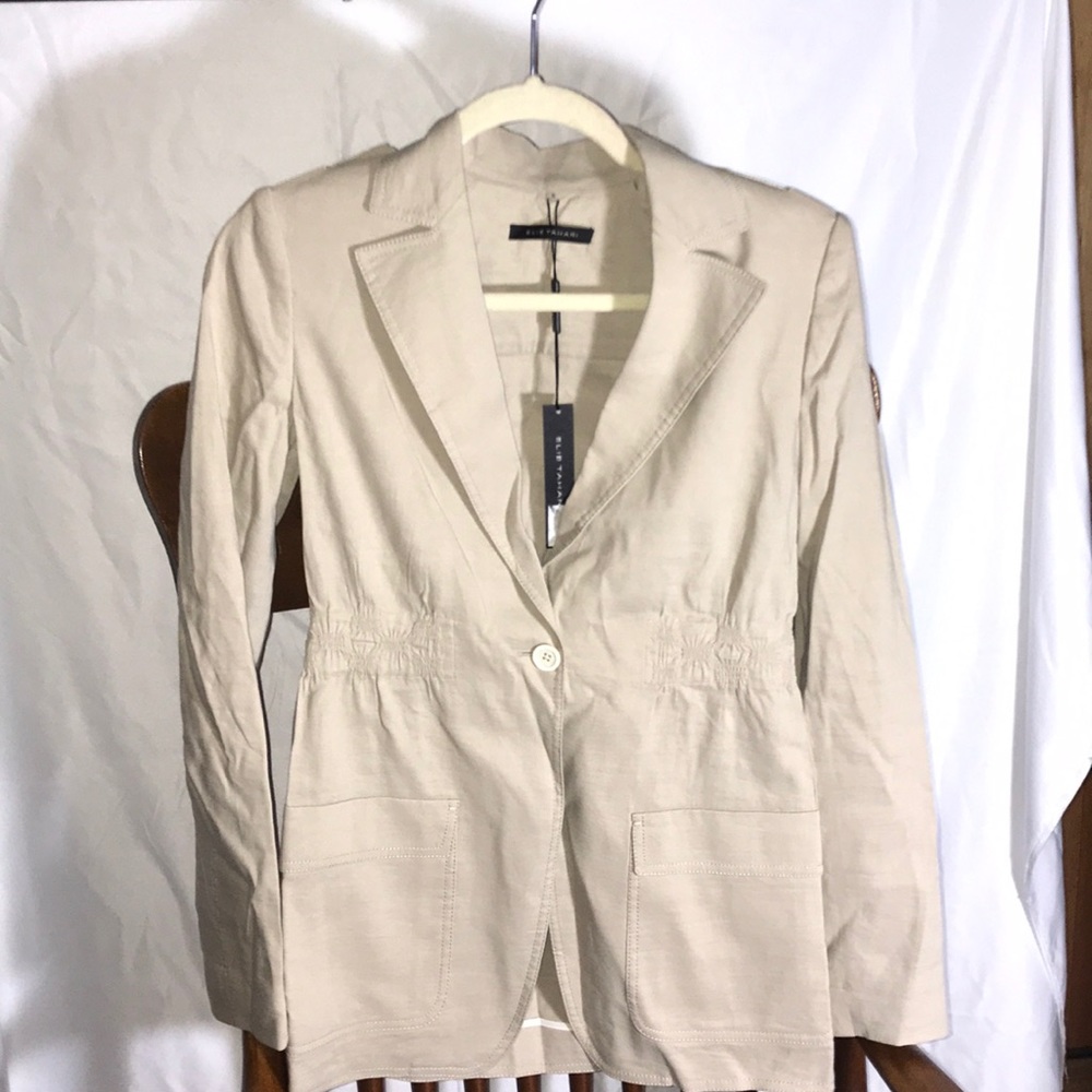 Black Label Elie Tahari Lightweight Blazer Jacket